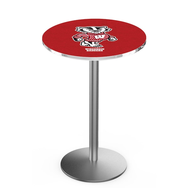36" Stainless Steel Wisconsin "Badger" Pub Table